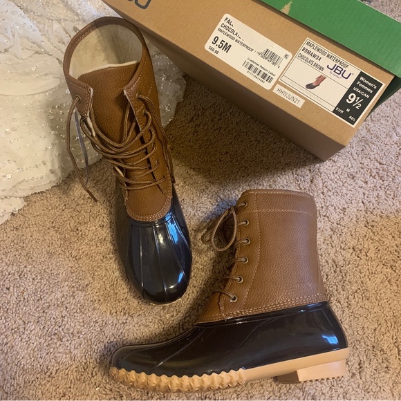 SOLD NEW in box JBU Maplewood Waterproof Lace Front Boots* - Picture 5 of 14